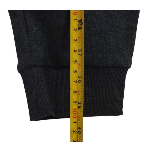Men's fleece sports pants made of cotton and polyester, grey, size L. NWT - Picture 8 of 8